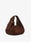Mini bolso Ganni hobo ante marron